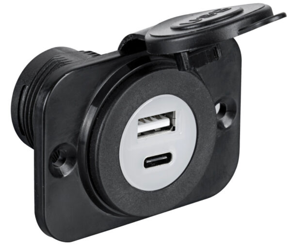 PRESA INCASSO DOPPIA USB