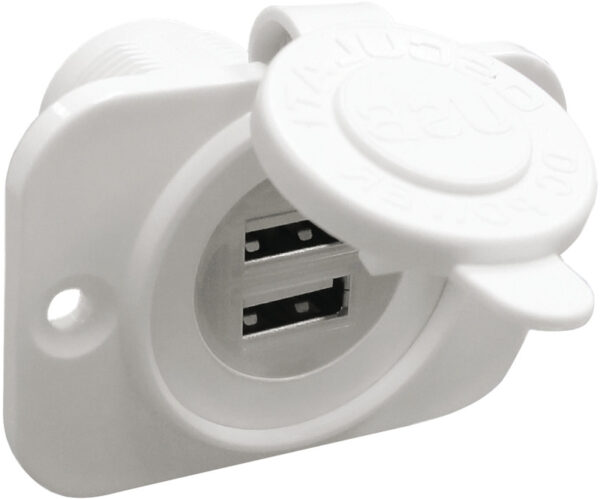 PRESA INCASSO DOPPIA USB - immagine 2