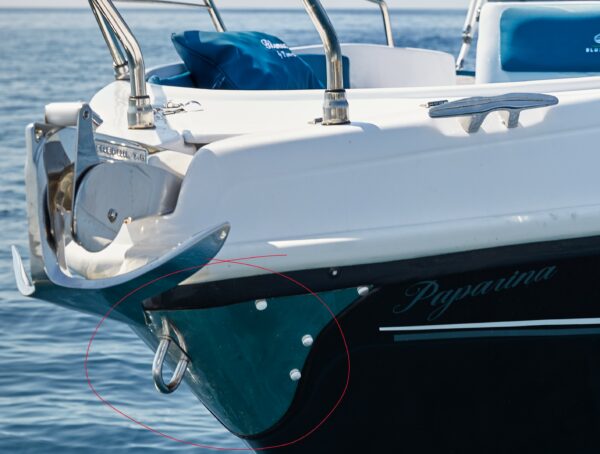 PARACOLPI PRUA INOX 23 LINE