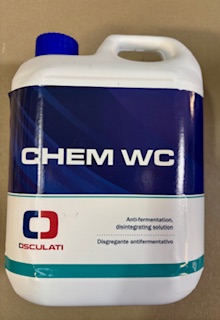 DISGREGANTE E ANTIFERMENTATIVO PER WC CHIMICI E SERBATOI ACQUE NERE
