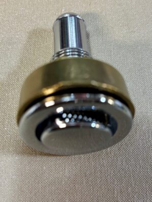SFIATO DRITTO IN OTTONE CROMATO