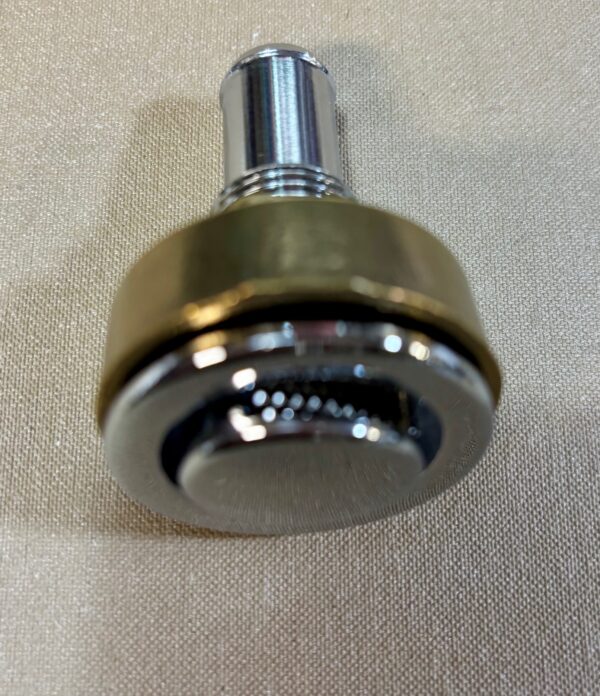 SFIATO DRITTO IN OTTONE CROMATO