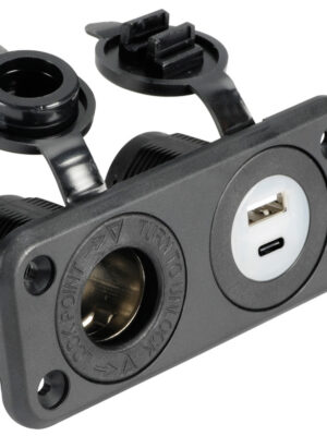 PRESA ACCENDISIGARI E USB-A /C