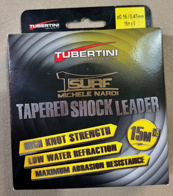 TAPPED SHOCK  LEADER TUBERTINI 0.16 MM-0.47 MM