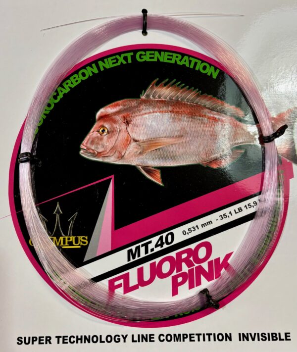 MONOFILO FLUOROCARBON PINK MATASSA OLYMPUS 40 MT