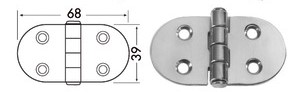 CERNIERA INOX 6,8X3,9 CM