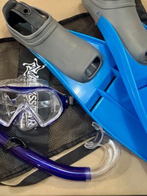 SET MASCHERA- SNORKEL- PINNE